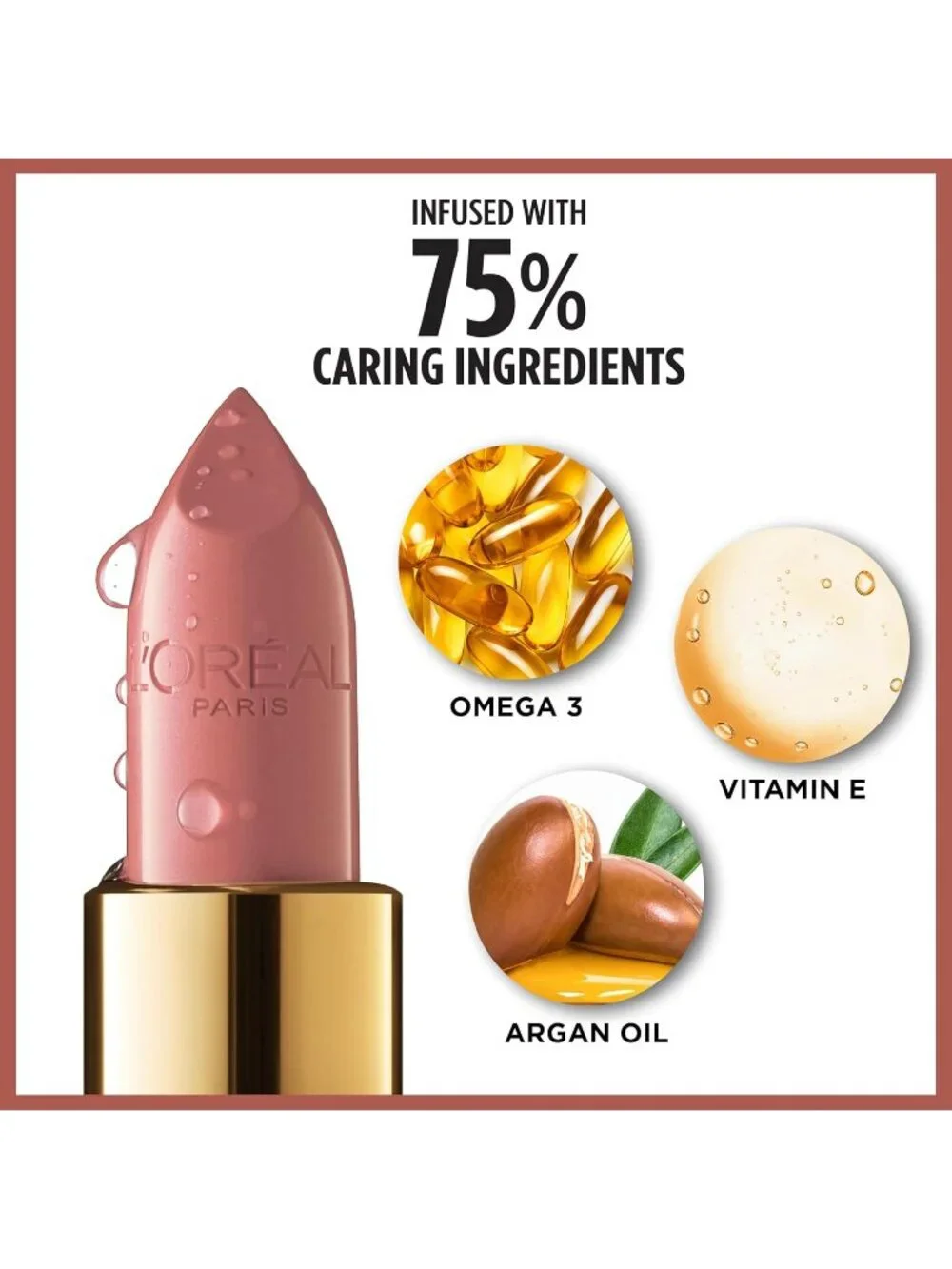 L'Oreal Paris Worth It Medium Colour Riche Hydrating Lip Original Satin Lipstick